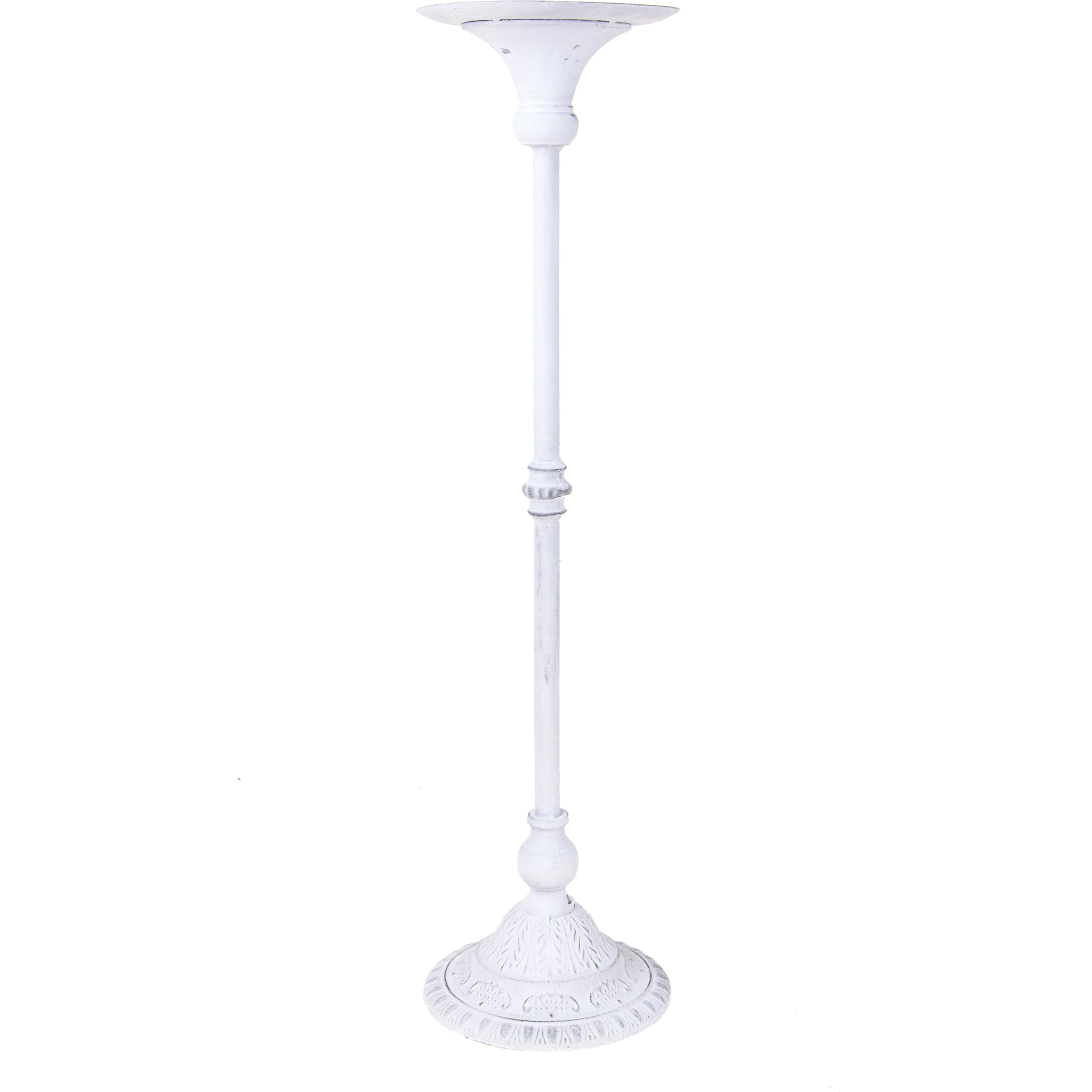 Alzata porta candela metallo - Pezzi 1 - BIANCO - Bianchi Dino SpA