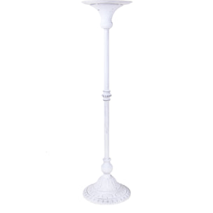 Alzata porta candela metallo - Pezzi 1 - BIANCO - Bianchi Dino SpA
