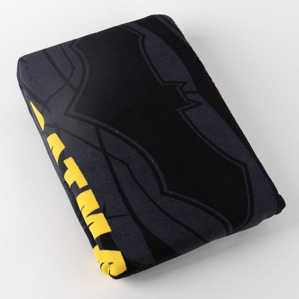 Toalla Microfibra de Batman - 90x180x1 cm - Color:Negro