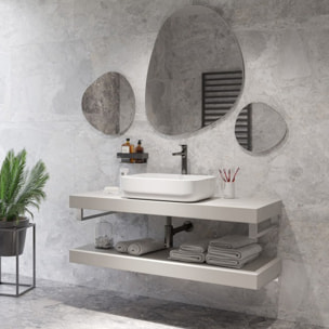 SAT DARK levier pour mitigeur XL pour lavabo, Gun metal (SATBSDAPP)