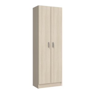 Armario Multiusos 2 Puertas 180x58x37 Cm Roble