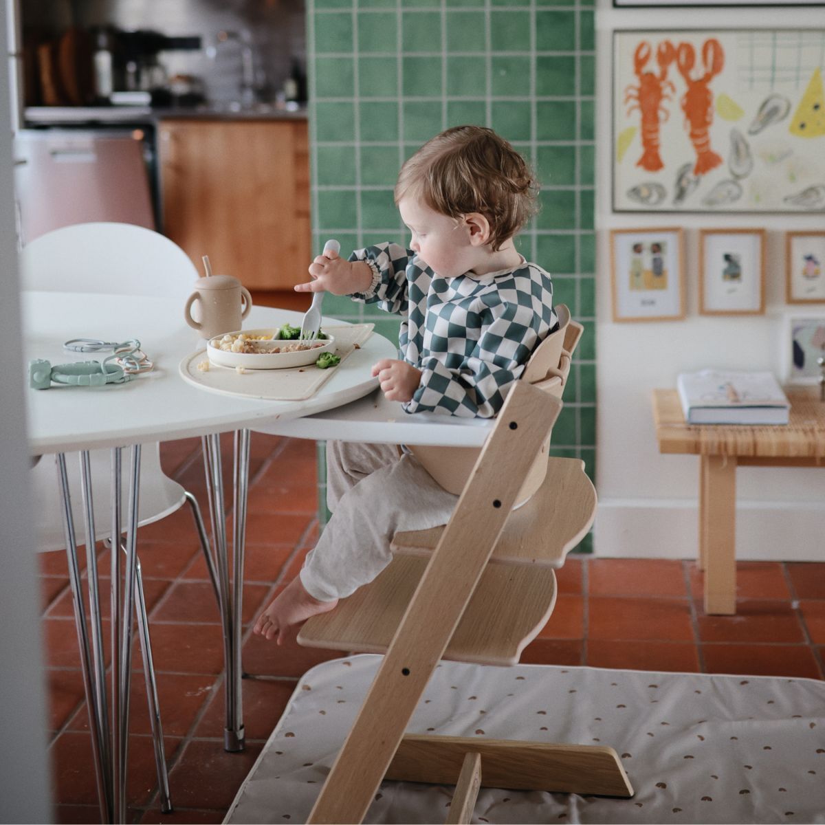 Mushie Babero Con Mangas Solid