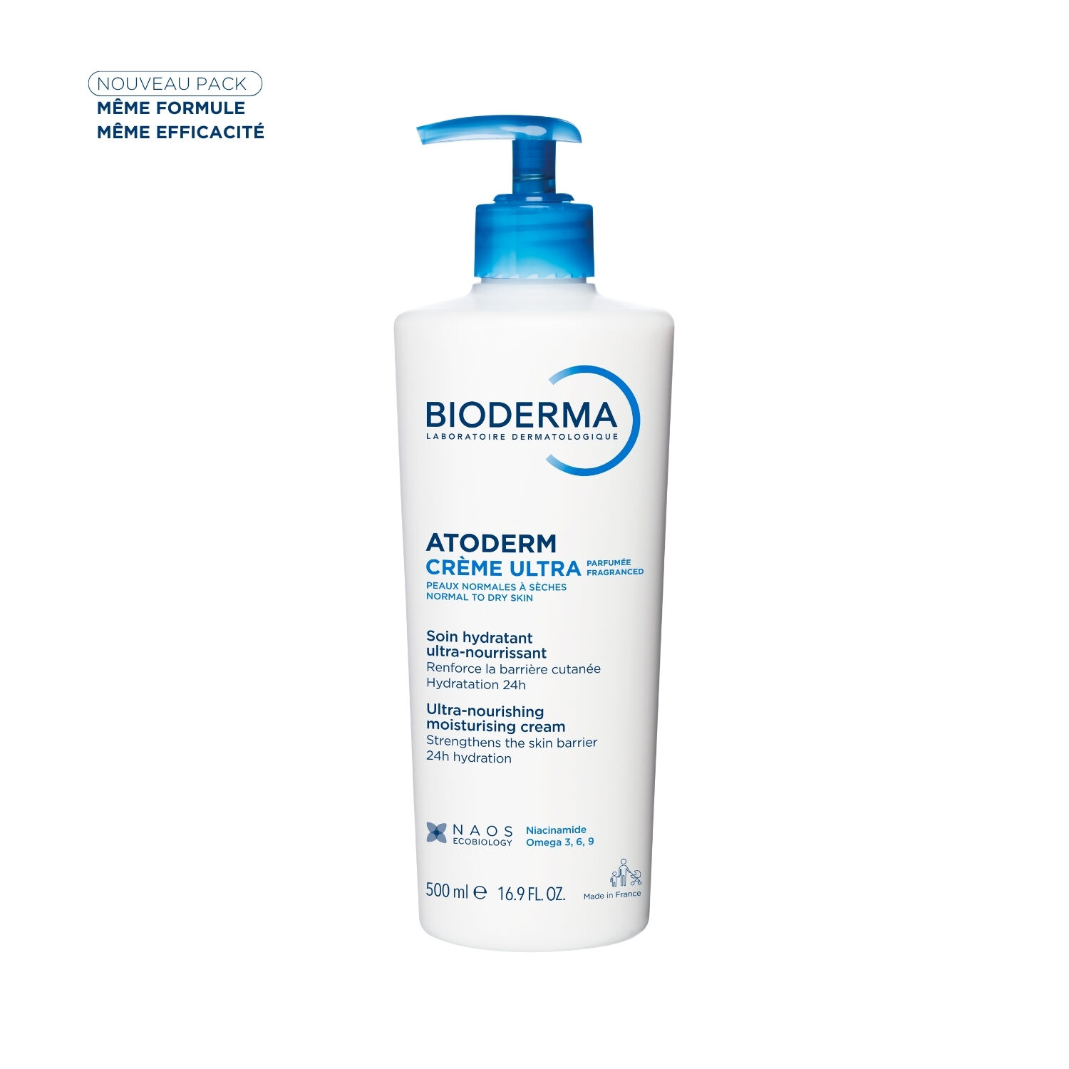 Atoderm - Crème Ultra-Nourrissante Parfumée 500 ml