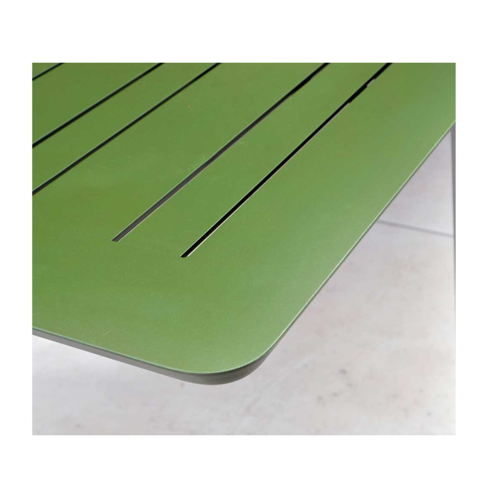 Ensemble table et chaises de jardin  - Vert Mélèze - NAIROBI