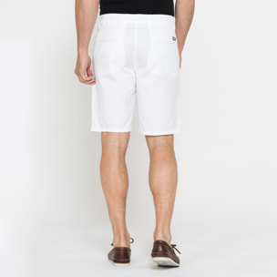 PANTALONE CORTO CHINO IN LEGGERA GABARDINA DI COTONE