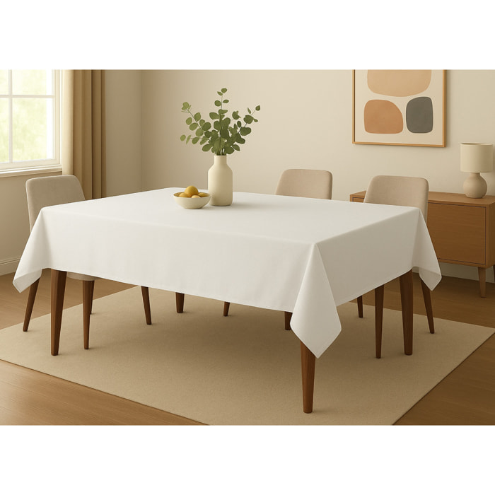 Tovaglia Cucina Soggiorno Antimacchia Idrorepellente Tinta Unita Linen