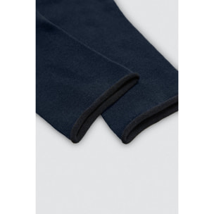 Confezione da 3 calzini alti in bambù senza risvolto in colori neutri