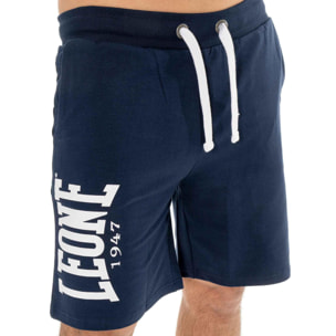 Pantalón corto de hombre con gran logo Leone Basic