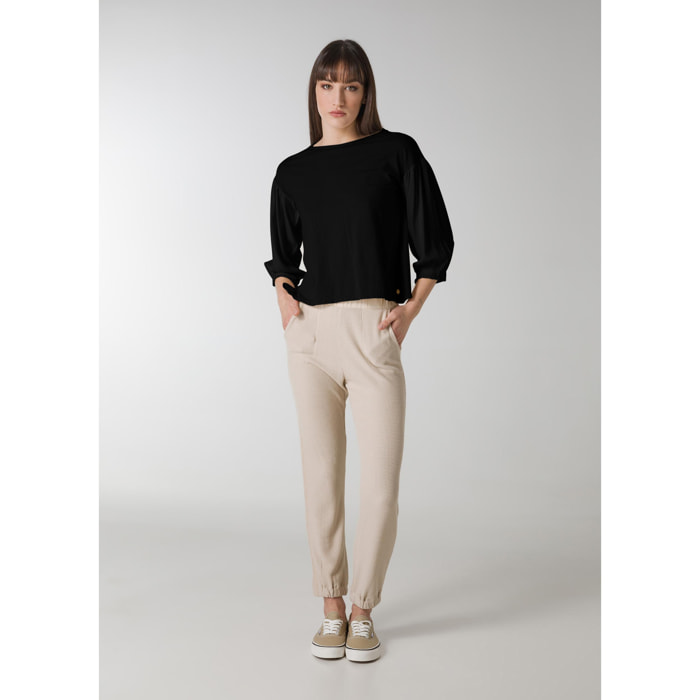 DEHA - Blusa VISCOSE CREPE BLOUSE in cotone per donna