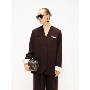 Giacca da donna Made in Italy - Modello Elora Ultra - Poliestere/Viscosa