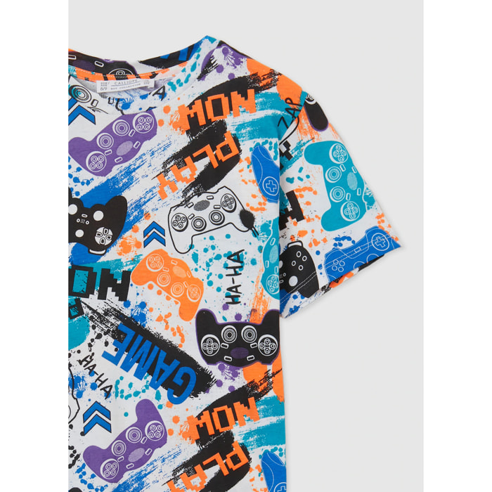 T-shirt stampa video game