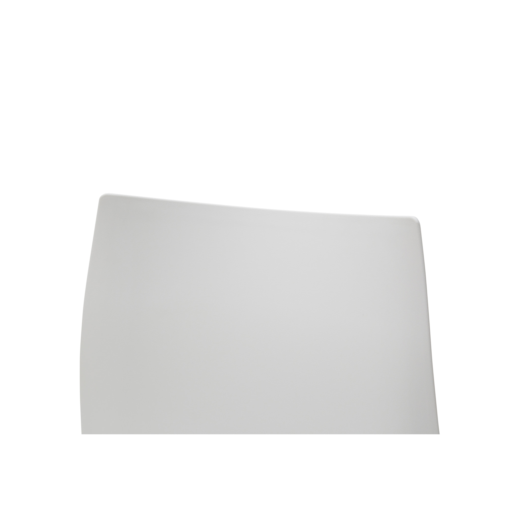 Set 2 sedie impilabili in polipropilene colore bianco