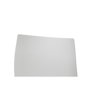 Set 2 sedie impilabili in polipropilene colore bianco