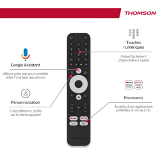 Passerelle multimédia THOMSON 240G Box 4K avec Google TV