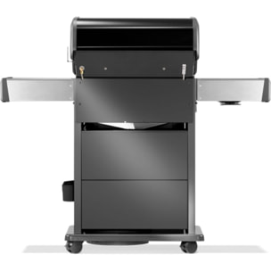 Barbecue gaz NAPOLEON Rogue  RB425RSBPK-2-FR-R noir 5 bruleurs sur chariot,  60x45 cm