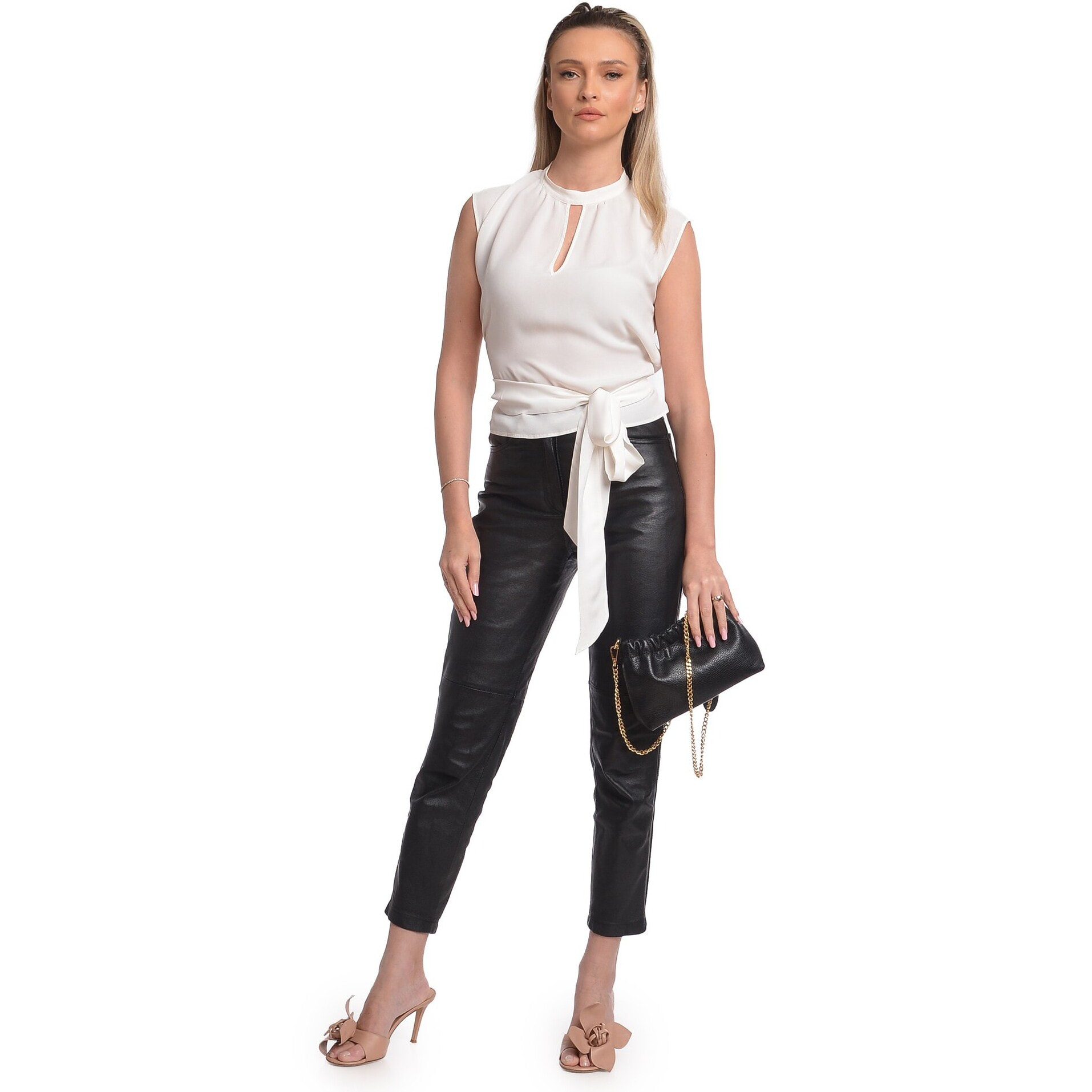 Borsa a spalla Anna Luchini Nero