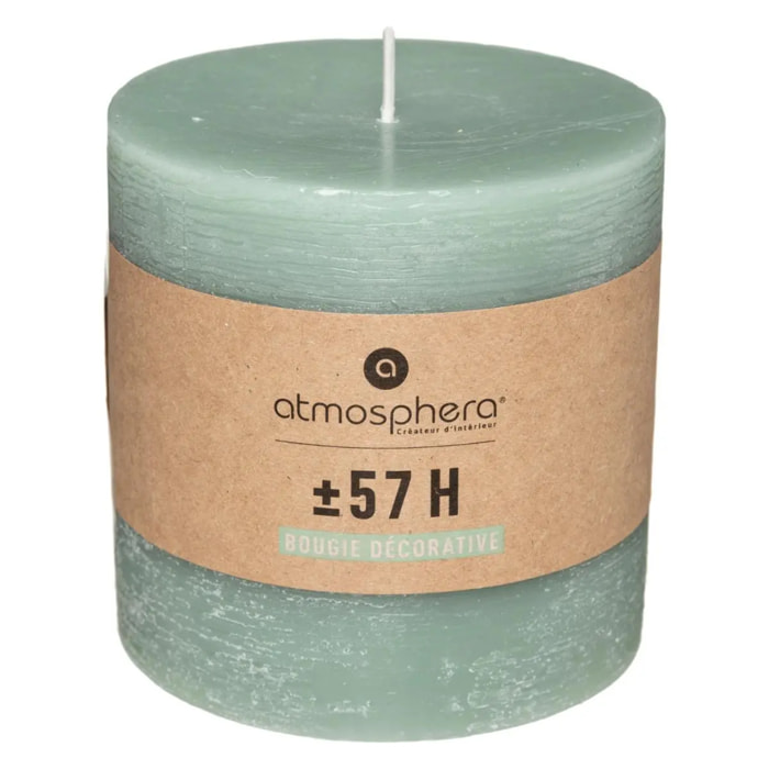 Bougie rustique - vert eucalyptus - 663g