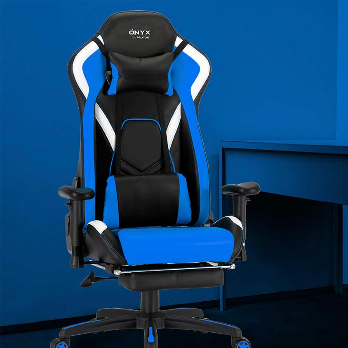 Silla de Escritorio Ónyx PRIXTON Gaming 71 x 78 x 125-135 cm