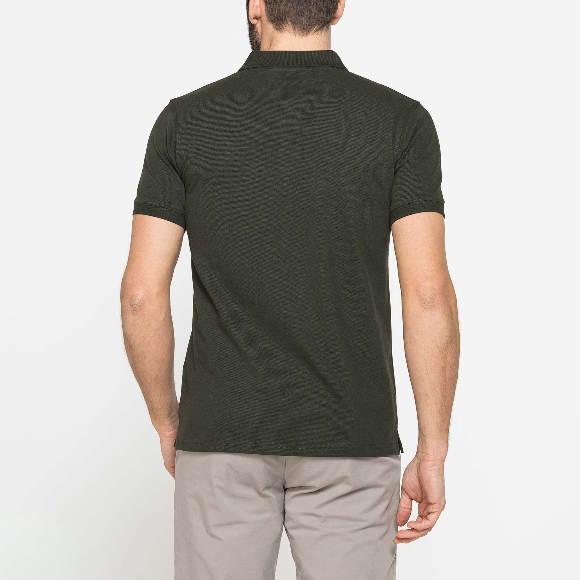 POLO MANICA CORTA TINTA UNITA IN DRY COTTON PIQUET