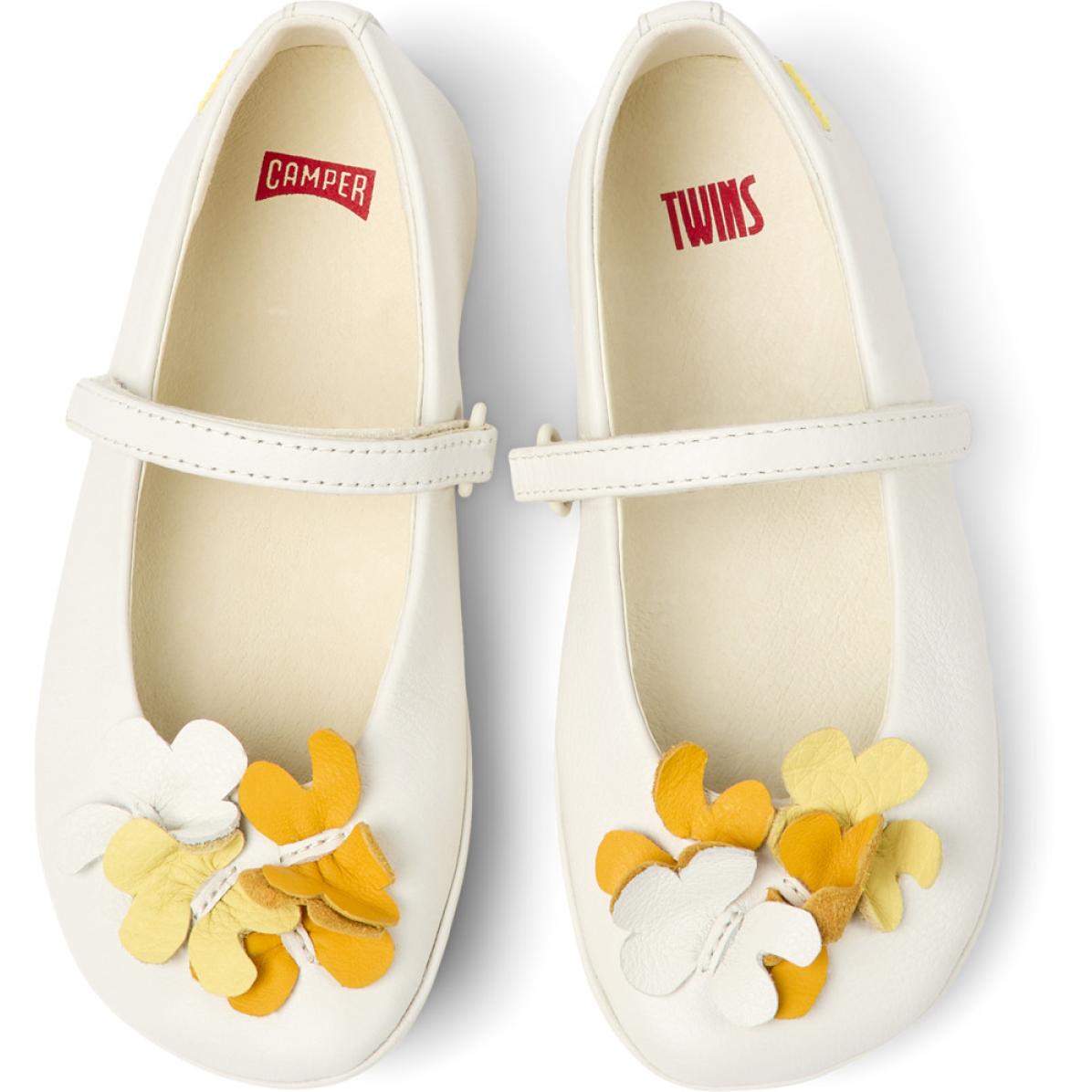 CAMPER Right - Ballerine Bianco Bambino Unisex