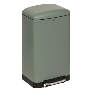 Poubelle à pédale métal 30L "Ariane" vert
