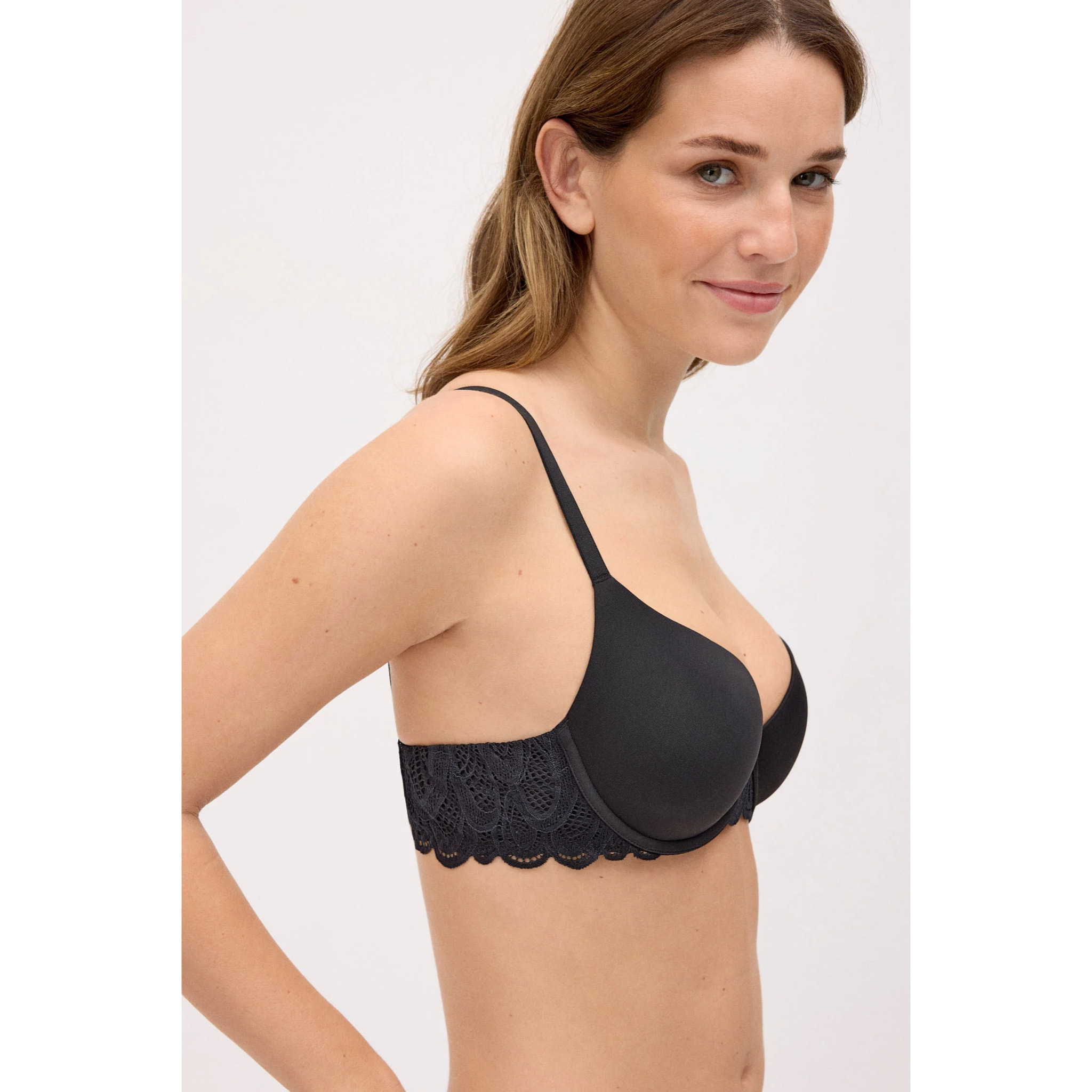 Reggiseno con ferretto e imbottitura Nero