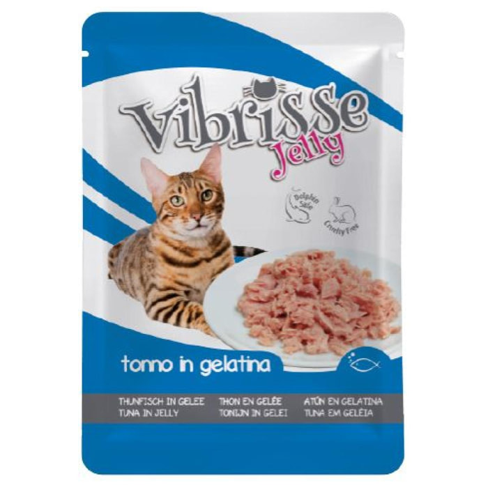 Bustine gatto gelatina - Vibrisse Jelly Tonno 70 gr - Croci