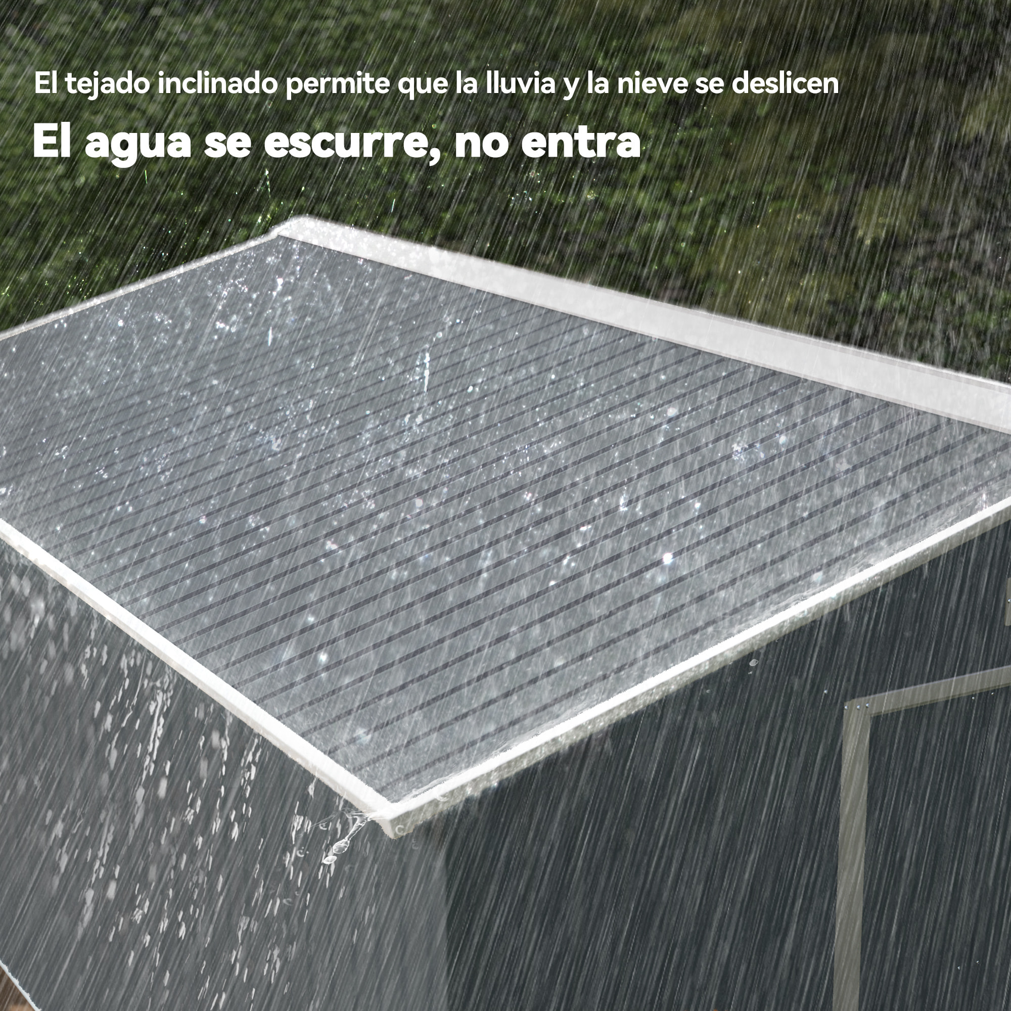 Caseta de Jardín Exterior 12,4 m² 340x386x200 cm Cobertizo de Jardín Exterior Metálico con Puerta Corredera, Base Refuerzo (Suelo NO Incluido) y Ventanas Gris Oscuro