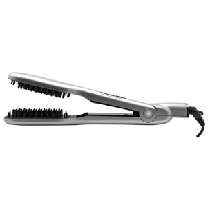 Brosse lissante Professionnelle Double Liss Xtreme - Argenté - 80W