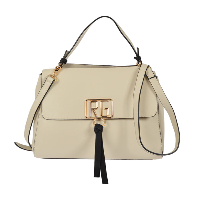 Borsa a  mano con tracolla Romeo Gigli Milano beige