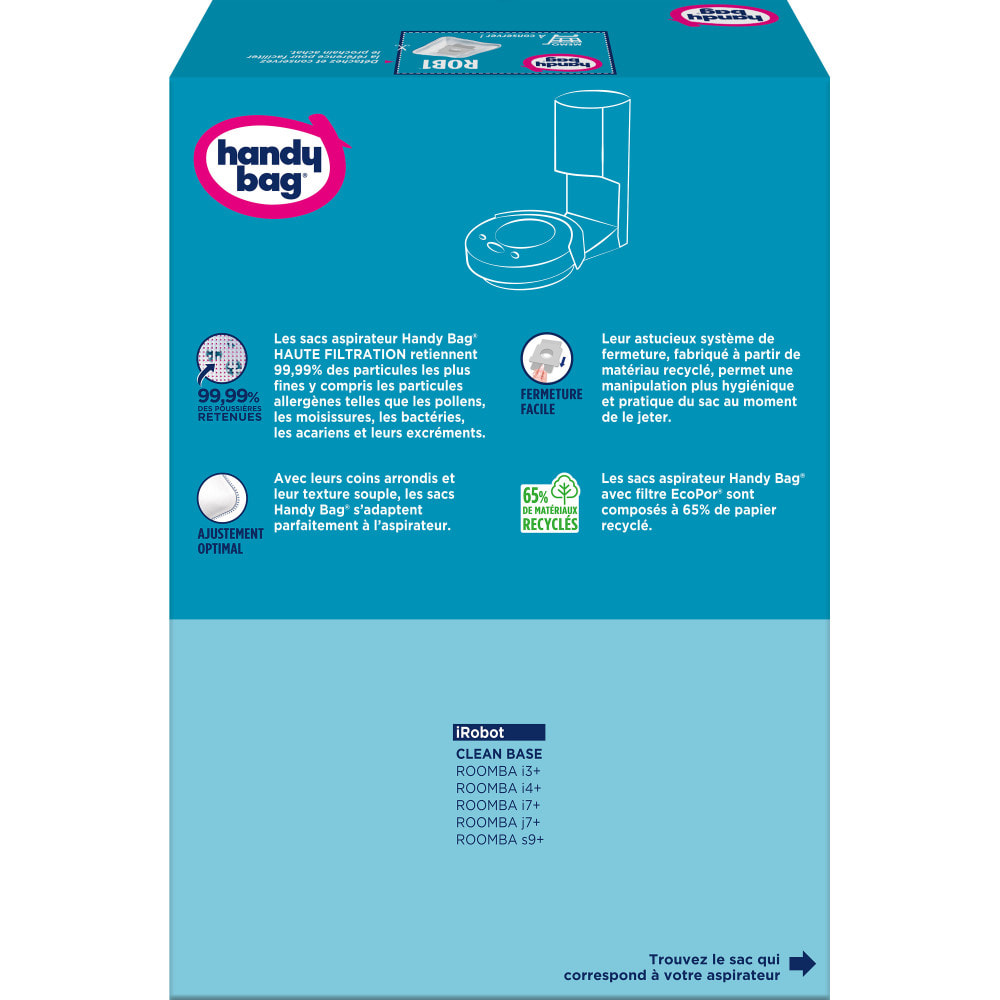 3x4 Sacs Aspirateurs - ROB1 - IRobot