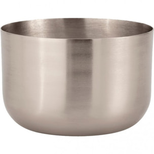 Bougie coupelle argenté H.6,5 cm - EPSILON 055