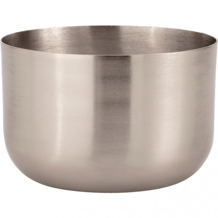 Bougie coupelle argenté H.6,5 cm - EPSILON 055