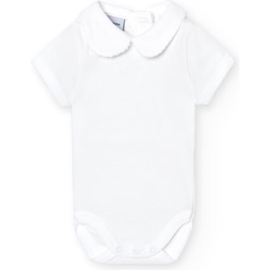 Body bebé manga corta con cuello