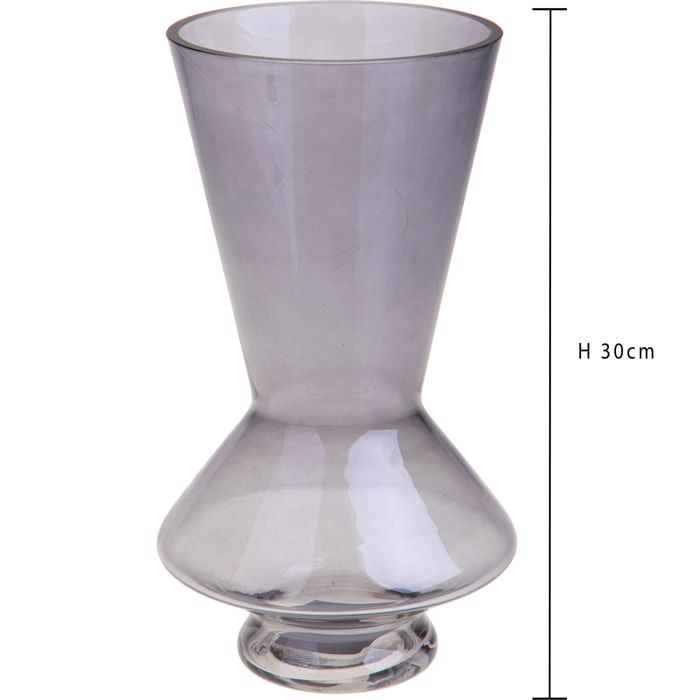 Vaso Aperto Diametro 16 H 30 Cm - Pezzi 2 - 16X30X16cm - Colore: Marrone - Bianchi Dino - Decori Casa E Complementi