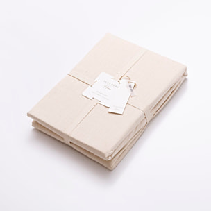 Set sábanas encimera + 2 fundas de almohada en color Ocre Scalpers Home