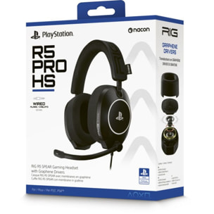 Casque gamer NACON RIG R5 Pro HS Noir