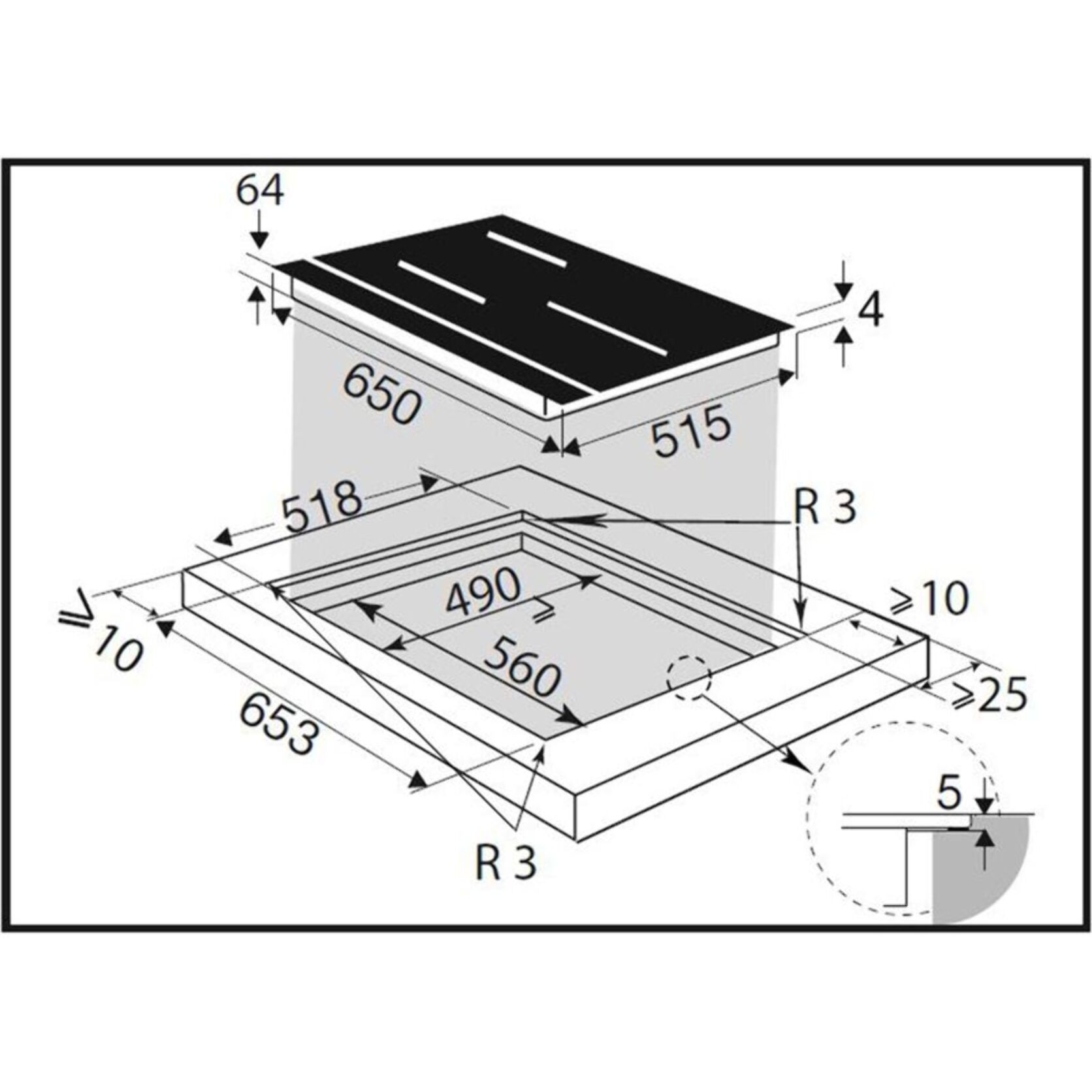 Plaque induction DE DIETRICH DPI7535B