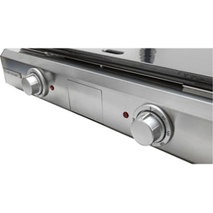 Plancha électrique RIVIERA ET BAR QPL1060 émaillée 2 brûleurs à poser, 57x35 cm