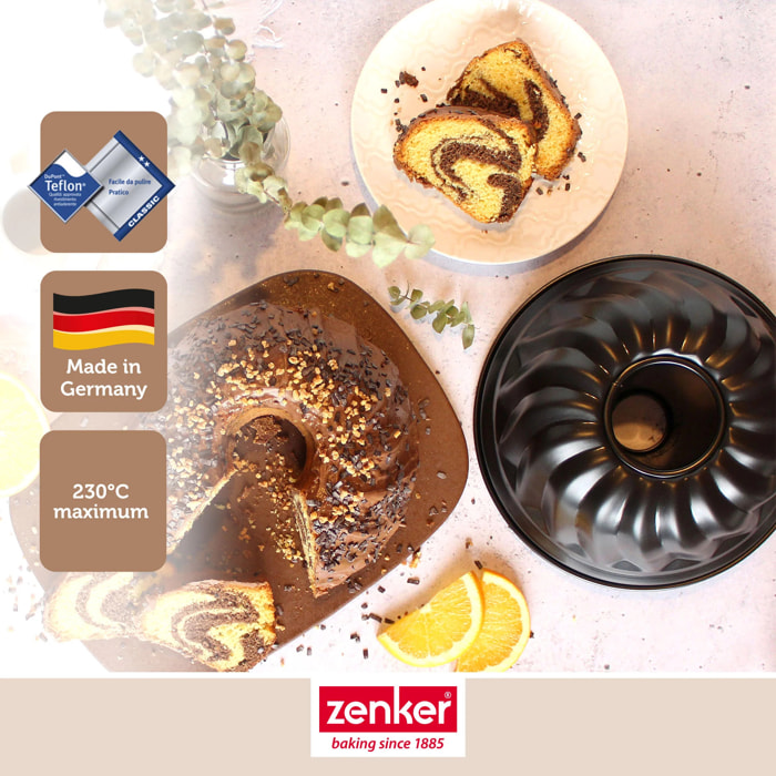 Ensemble de 2 Moules à kouglof Zenker Black Metallic