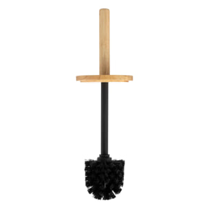 Brosse WC blanc et gris "Hapache"