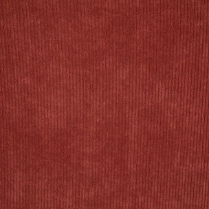 Fauteuil "Celeste" velours côtelé rose terracotta