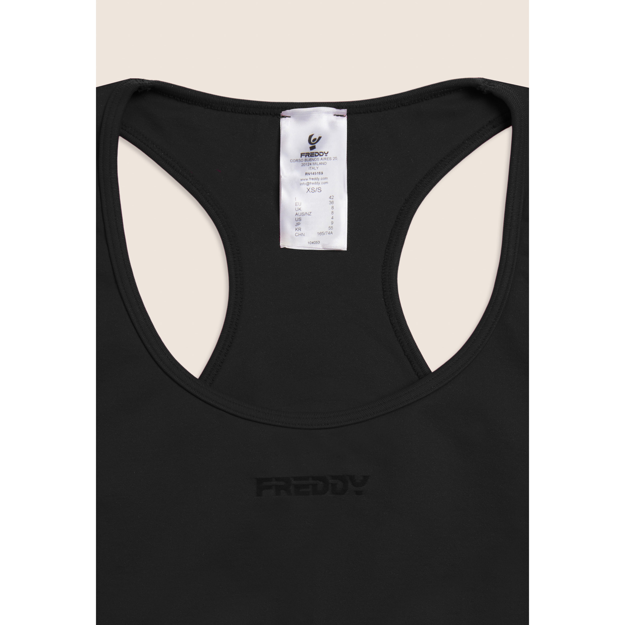 Tuta Jumpsuit Seamless Short con cut-out sulla schiena