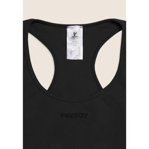 Tuta Jumpsuit Seamless Short con cut-out sulla schiena