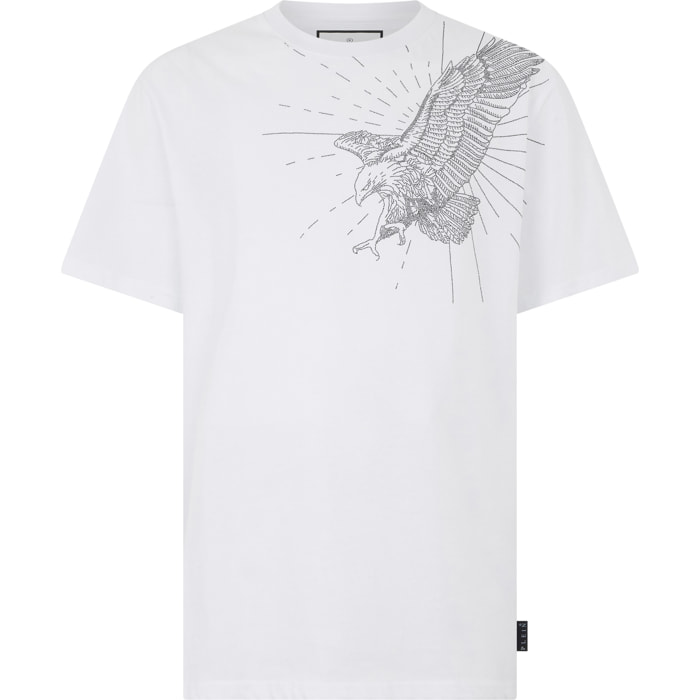 PHILIPP PLEIN Round Neck T-Shirt Eagle Stones