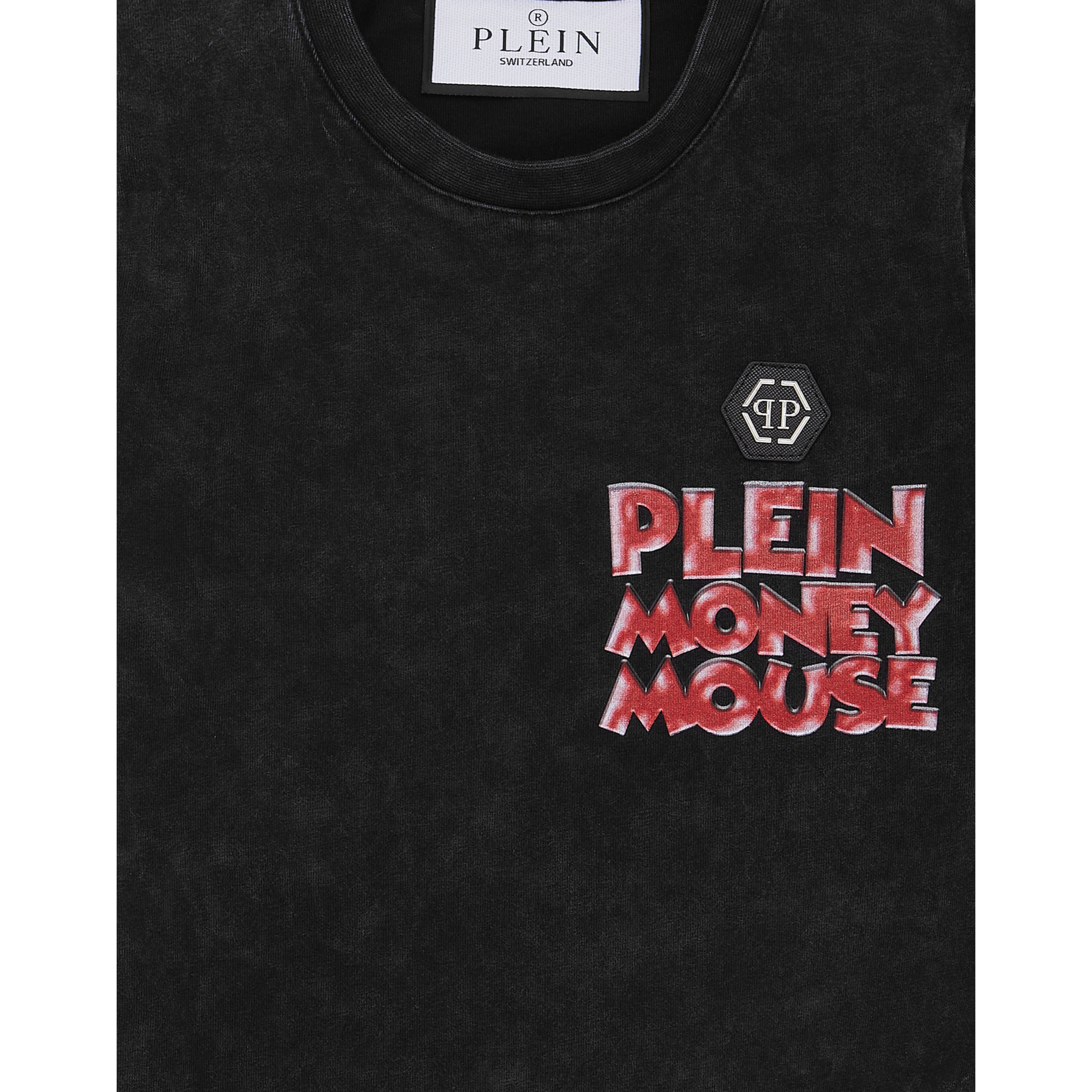 PHILIPP PLEIN T-Shirt Round Neck Ss MONEY