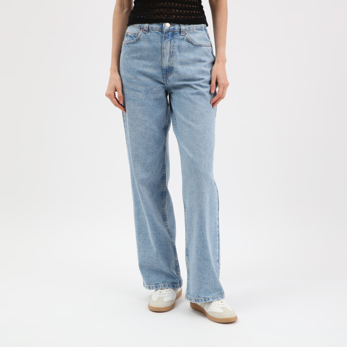 Asos - jeans - corte ancho - 100% algodón - azul denim