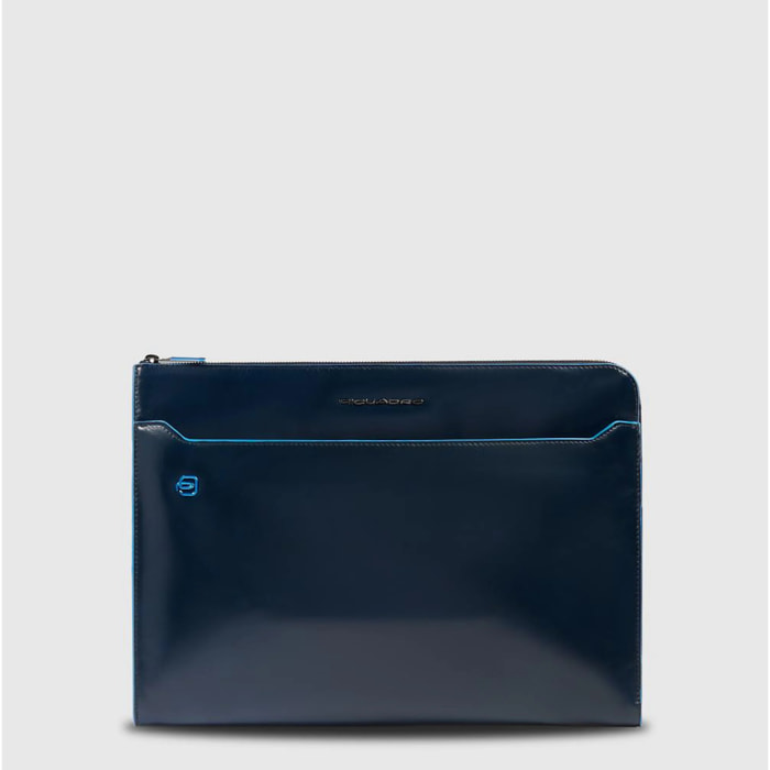 Piquadro Custodia in pelle porta pc con manici a scomparsa, tasca per AirPods®, schermata con protezione RFID