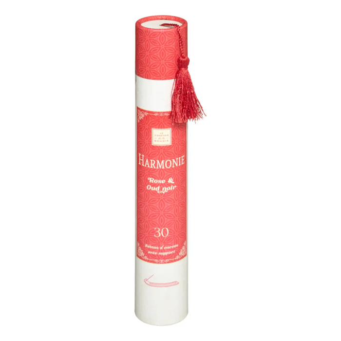Lot 30 bâtons d'encens avec support H25cm