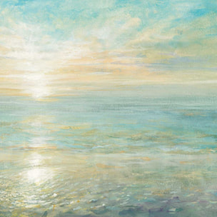 Tableau moderne soleil sur l'azur Toile imprimée